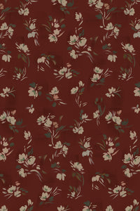 Floating Slowly Wallpaper - Red Dahlia